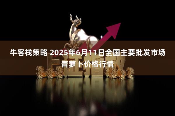 牛客栈策略 2025年6月11日全国主要批发市场青萝卜价格行情